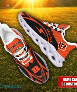 Custom Name Cincinnati Bengals NFL Max Soul Shoes Personalized Sneakers For Fans Product Photo 2