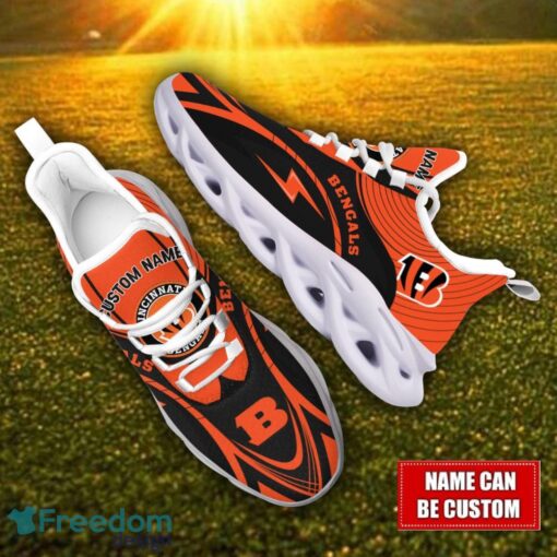 Custom Name Cincinnati Bengals NFL Max Soul Shoes Personalized Sneakers For Fans Product Photo 2