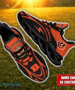 Custom Name Cincinnati Bengals NFL Max Soul Shoes Personalized Sneakers For Fans