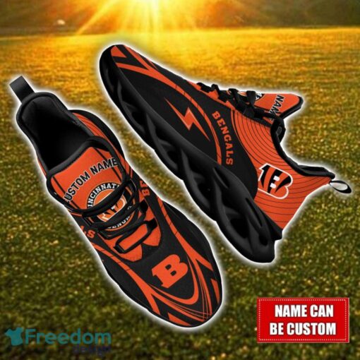 Custom Name Cincinnati Bengals NFL Max Soul Shoes Personalized Sneakers For Fans Product Photo 1