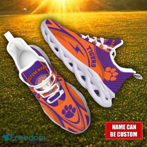 Custom Name Clemson Tigers NCAA Max Soul Shoes Personalized Sneakers For Fans Product Photo 2