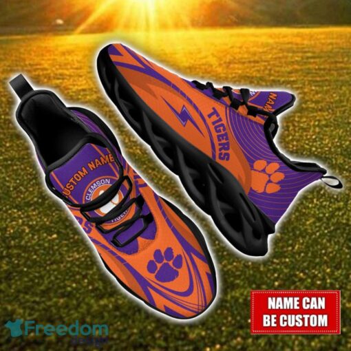 Custom Name Clemson Tigers NCAA Max Soul Shoes Personalized Sneakers For Fans Product Photo 1