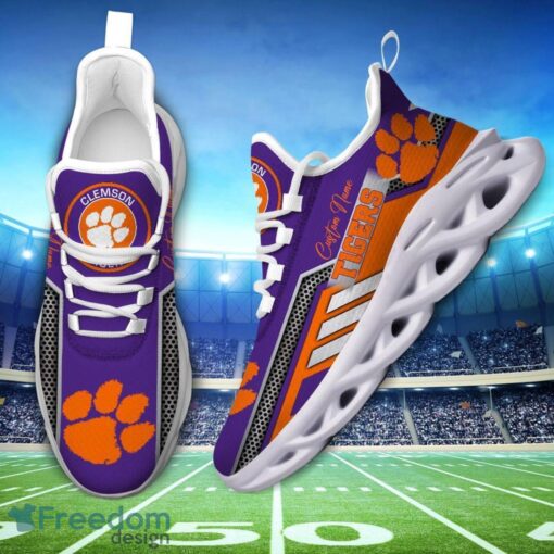 Custom Name Clemson Tigers NCAA Max Soul Shoes Sneakers Personalized Shoes For Fans Product Photo 2