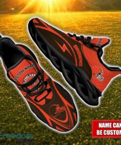 Custom Name Cleveland Browns NFL Max Soul Shoes Personalized Sneakers For Fans