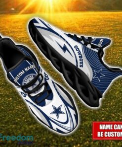 Custom Name Dallas Cowboys NFL Max Soul Shoes Personalized Sneakers For Fans