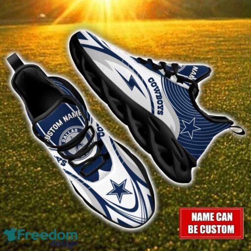 Custom Name Dallas Cowboys NFL Max Soul Shoes Personalized Sneakers For Fans Product Photo 1