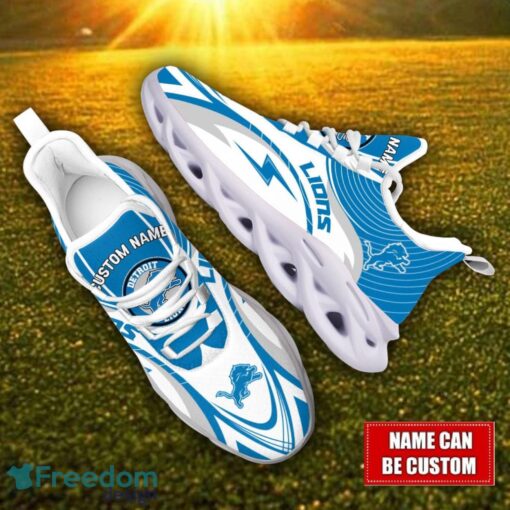 Custom Name Detroit Lions NFL Max Soul Shoes Personalized Sneakers For Fans Product Photo 2