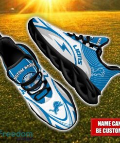 Custom Name Detroit Lions NFL Max Soul Shoes Personalized Sneakers For Fans