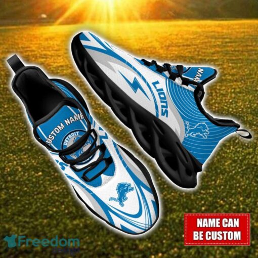 Custom Name Detroit Lions NFL Max Soul Shoes Personalized Sneakers For Fans Product Photo 1