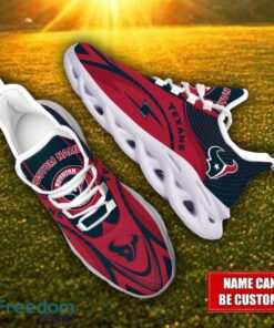 Custom Name Houston Texans NFL Max Soul Shoes Personalized Sneakers For Fans Product Photo 2