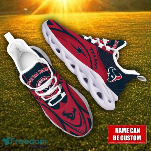 Custom Name Houston Texans NFL Max Soul Shoes Personalized Sneakers For Fans Product Photo 2