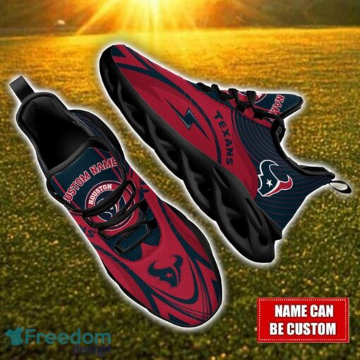 Custom Name Houston Texans NFL Max Soul Shoes Personalized Sneakers For Fans Product Photo 1