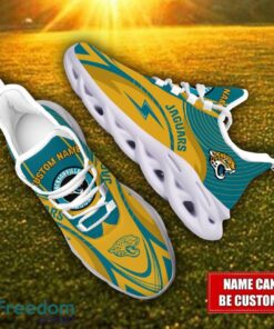 Custom Name Jacksonville Jaguars NFL Max Soul Shoes Personalized Sneakers For Fans Product Photo 2