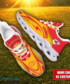 Custom Name Kansas City Chiefs NFL Max Soul Shoes Personalized Sneakers For Fans Product Photo 2