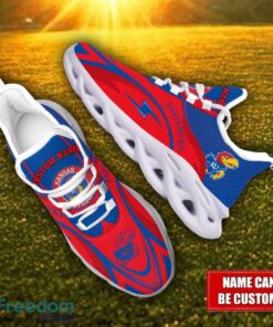 Custom Name Kansas Jayhawks NCAA Max Soul Shoes Personalized Sneakers For Fans Product Photo 2