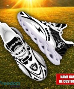 Custom Name Las Vegas Raiders NFL Max Soul Shoes Personalized Sneakers For Fans Product Photo 2