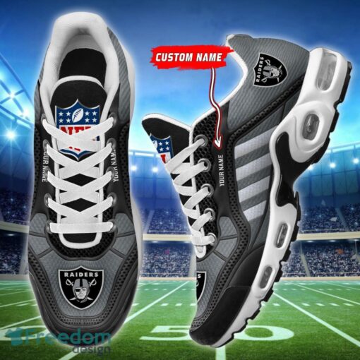 Custom Name Las Vegas Raiders Personalized Name Gift Air Cushion Sports Shoes TN Shoes Custom For Fans Product Photo 2