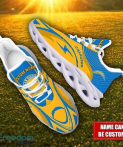 Custom Name Los Angeles Chargers NFL Max Soul Shoes Personalized Sneakers For Fans Product Photo 2