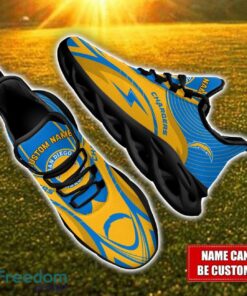 Custom Name Los Angeles Chargers NFL Max Soul Shoes Personalized Sneakers For Fans