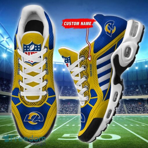 Custom Name Los Angeles Rams Personalized Name Gift Air Cushion Sports Shoes TN Shoes Custom For Fans Product Photo 2