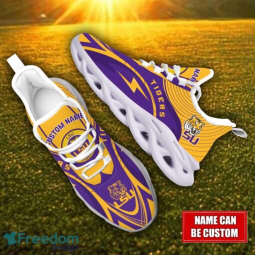 Custom Name LSU Tigers NCAA Max Soul Shoes Personalized Sneakers For Fans Product Photo 2