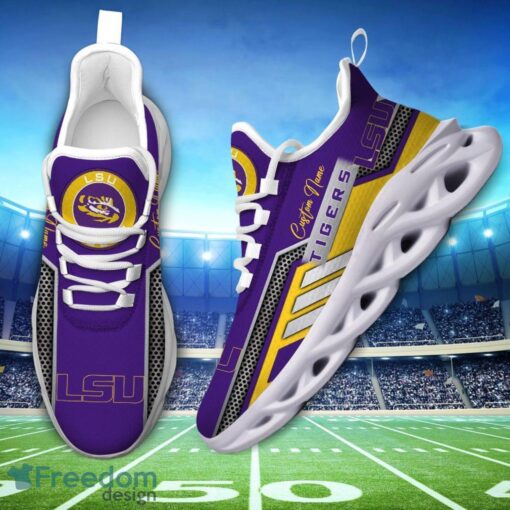 Custom Name LSU Tigers NCAA Max Soul Shoes Sneakers Personalized Shoes For Fans Product Photo 2