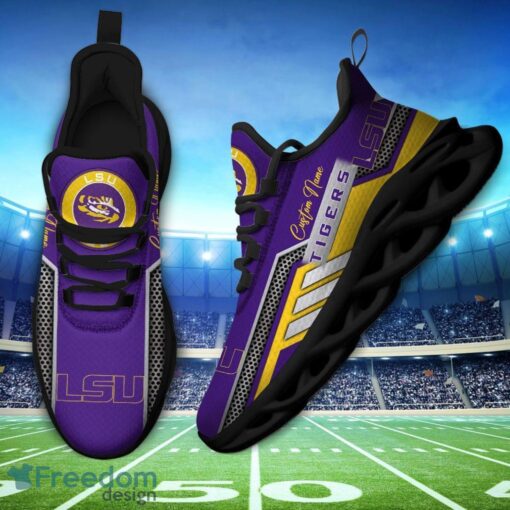 Custom Name LSU Tigers NCAA Max Soul Shoes Sneakers Personalized Shoes For Fans Product Photo 3