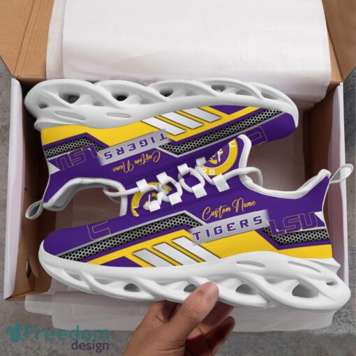 Custom Name LSU Tigers NCAA Max Soul Shoes Sneakers Personalized Shoes For Fans Product Photo 5