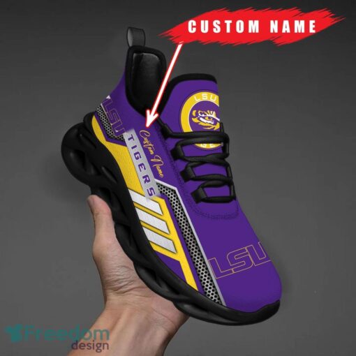 Custom Name LSU Tigers NCAA Max Soul Shoes Sneakers Personalized Shoes For Fans Product Photo 1