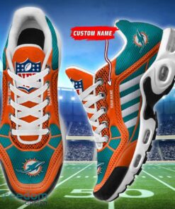 Custom Name Miami Dolphins Personalized Name Gift Air Cushion Sports Shoes TN Shoes Custom For Fans Product Photo 2