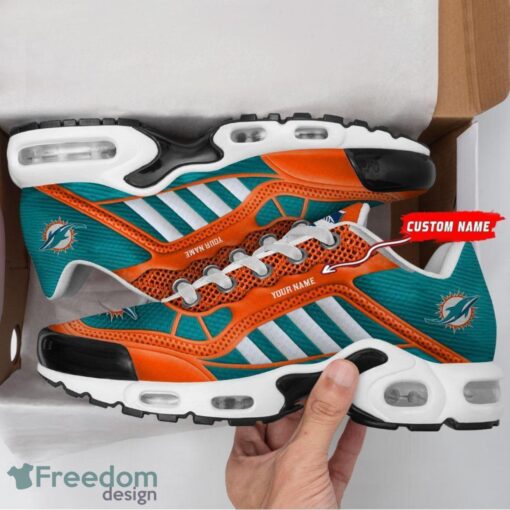 Custom Name Miami Dolphins Personalized Name Gift Air Cushion Sports Shoes TN Shoes Custom For Fans Product Photo 3