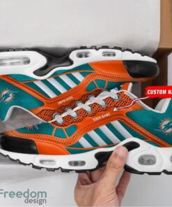 Custom Name Miami Dolphins Personalized Name Gift Air Cushion Sports Shoes TN Shoes Custom For Fans