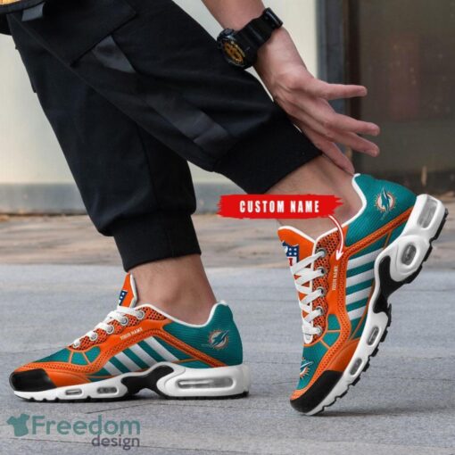 Custom Name Miami Dolphins Personalized Name Gift Air Cushion Sports Shoes TN Shoes Custom For Fans Product Photo 4