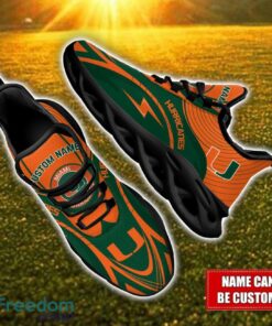 Custom Name Miami Hurricanes NCAA Max Soul Shoes Personalized Sneakers For Fans