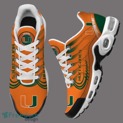 Custom Name Miami Hurricanes Personalized Name Gift Air Cushion Sports Shoes TN Shoes Product Photo 3