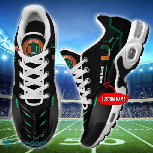 Custom Name Miami Hurricanes Personalized Name Gift Air Cushion Sports Shoes TN Shoes Custom For Fans Product Photo 2