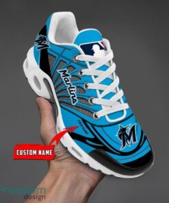 Custom Name Miami Marlins Personalized Name Gift Air Cushion Sports Shoes TN Shoes Custom For Fans Product Photo 3