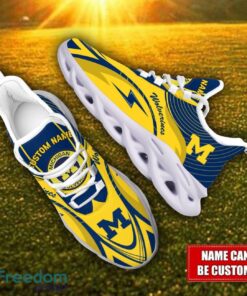 Custom Name Michigan Wolverines NCAA Max Soul Shoes Personalized Sneakers For Fans Product Photo 2