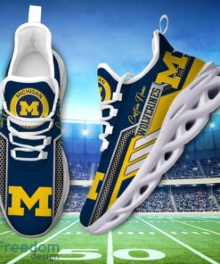 Custom Name Michigan Wolverines NCAA Max Soul Shoes Sneakers Personalized Shoes For Fans Product Photo 2