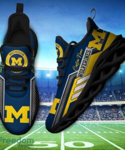 Custom Name Michigan Wolverines NCAA Max Soul Shoes Sneakers Personalized Shoes For Fans Product Photo 3