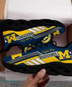 Custom Name Michigan Wolverines NCAA Max Soul Shoes Sneakers Personalized Shoes For Fans Product Photo 4