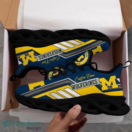 Custom Name Michigan Wolverines NCAA Max Soul Shoes Sneakers Personalized Shoes For Fans Product Photo 4