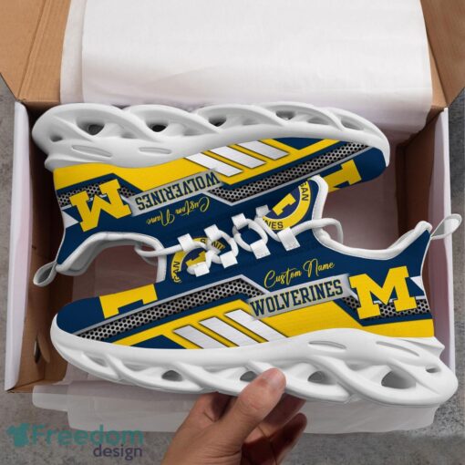 Custom Name Michigan Wolverines NCAA Max Soul Shoes Sneakers Personalized Shoes For Fans Product Photo 5