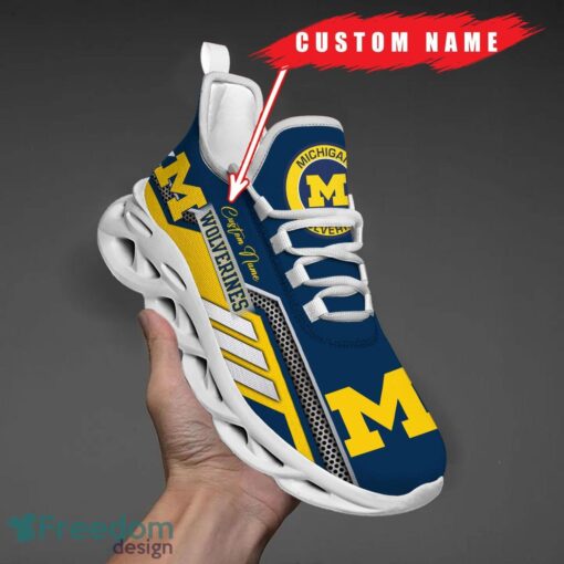 Custom Name Michigan Wolverines NCAA Max Soul Shoes Sneakers Personalized Shoes For Fans Product Photo 6