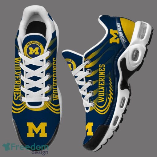 Custom Name Michigan Wolverines Personalized Name Gift Air Cushion Sports Shoes TN Shoes Product Photo 3