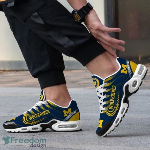 Custom Name Michigan Wolverines Personalized Name Gift Air Cushion Sports Shoes TN Shoes Product Photo 4