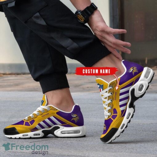 Custom Name Minnesota Vikings Personalized Name Gift Air Cushion Sports Shoes TN Shoes Custom For Fans Product Photo 4