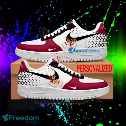 Custom Name NCAA Louisiana Monroe Warhawks Air Force 1 Shoes New AOP Gift AF1 Sneaker For Fans - NCAA Louisiana Monroe Warhawks For Fans Air Force 1 Sneaker Personalized Style 2