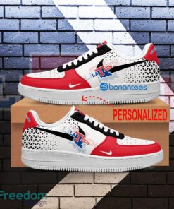 Custom Name NCAA Louisiana Tech Bulldogs Air Force 1 Shoes New AOP Gift AF1 Sneaker For Fans - NCAA Louisiana Tech Bulldogs For Fans Air Force 1 Sneaker Personalized Style 2