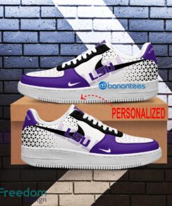 Custom Name NCAA LSU Tigers Air Force 1 Shoes New AOP Gift AF1 Sneaker For Fans - NCAA LSU Tigers For Fans Air Force 1 Sneaker Personalized Style 2